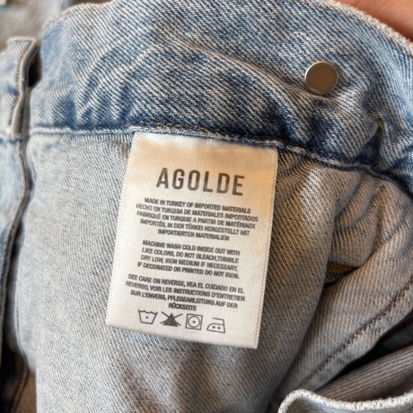 Agolde Charli Oversized Denim Jacket Size XS - Picture 3 of 6